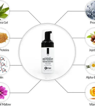 Kmax hair transplant foamer shampoo