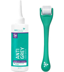 Neofollics anti-grey serum + scalp roller