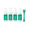 4x Neofollics baardgroei serum + gratis baardroller