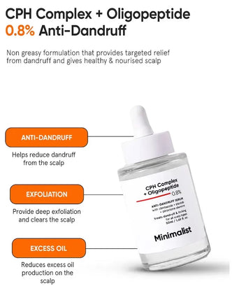 Minimalist CPH Complex + Oligopeptide 0.8% anti-roos hoofdhuid serum