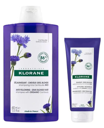 Klorane zilvershampoo + conditioner