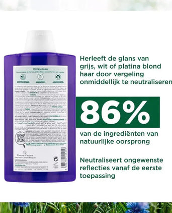 Klorane zilvershampoo Duizendguldenkruid (400 ml)
