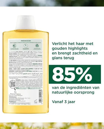 Klorane shampoo voor blonde highlights Kamille (400 ml)