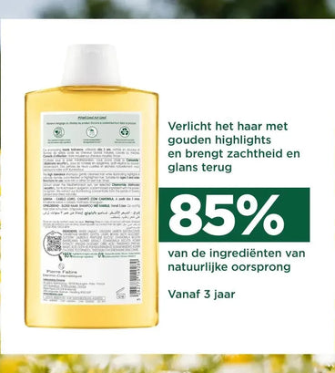 Klorane shampoo voor blonde highlights Kamille (400 ml)