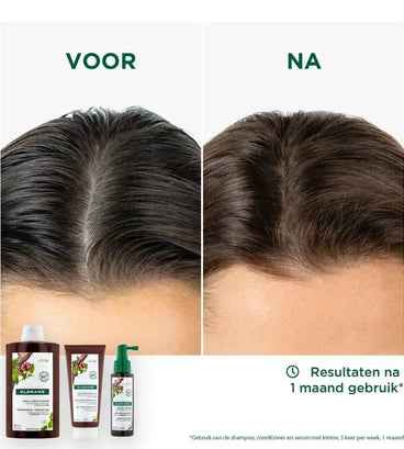 Klorane anti-haaruitval shampoo Kinine/Edelweiss (400 ml)