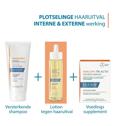 Ducray haaruitval behandeling (tijdelijke haaruitval)