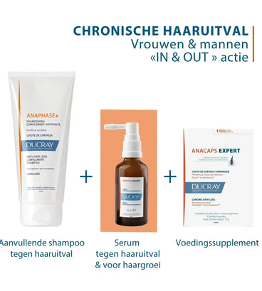 Ducray haaruitval behandeling (chronische haaruitval)