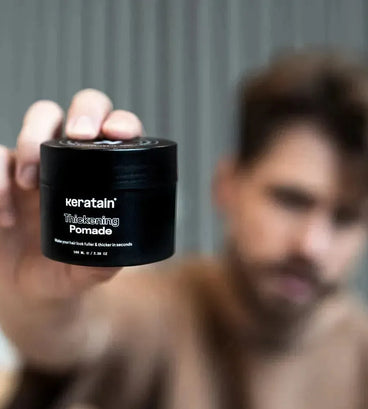 Keratain thickening pomade