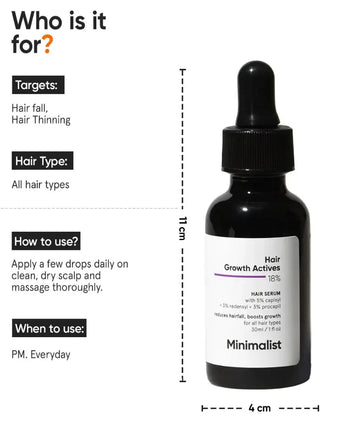 Minimalist Hair Density Serum 18% haargroei serum