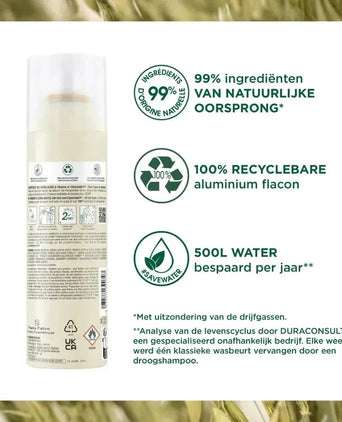 Klorane droogshampoo alle haartypes Havermelk (150 ml)