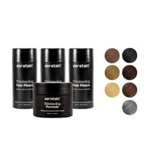 3x Keratain haarvezels + gratis Keratain pommade - De Haargroeispecialist