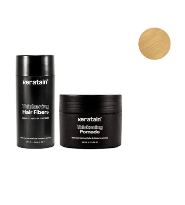 Keratain pommade + Keratain haarvezels - Blond (25 gr)