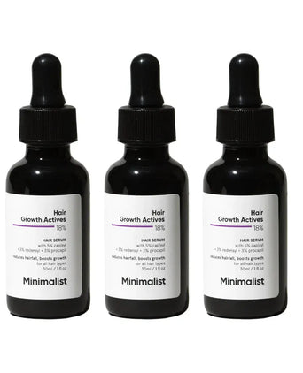 Minimalist Hair Density Serum 18% haargroei serum (3-pack)