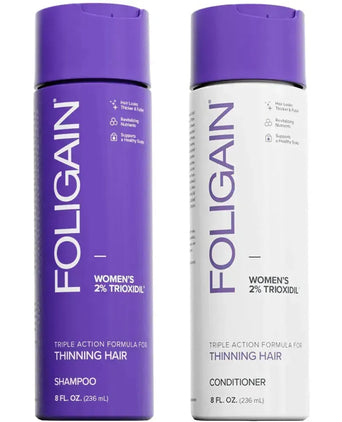 Foligain haaruitval shampoo + conditioner vrouw (236 ml)