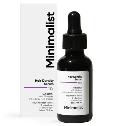 Minimalist Hair Density Serum 18% haargroei serum (3-pack)