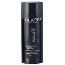 Beaver keratine haarvezels - Donkerbruin (28 gr)