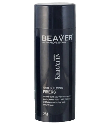 Beaver keratine haarvezels - Donkerbruin (28 gr)