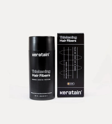 3x Keratain haarvezels + gratis Keratain pommade - Blond (25 gr)