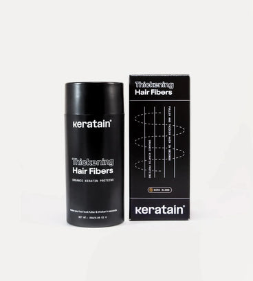 3x Keratain haarvezels + gratis Keratain pommade - Donkerblond (25 gr)
