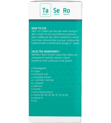 Neofollics baardgroei tablets