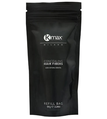 Kmax keratine haarvezels - Zwart (64 gr)