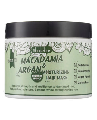 Shakebar Macadamia & Argan Oil moisturizing haarmasker