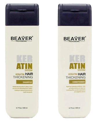 Beaver keratine shampoo + conditioner combinatiepakket
