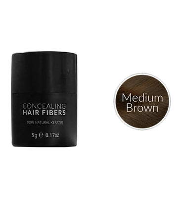 Kmax keratine haarvezels - Medium bruin (5 gr)