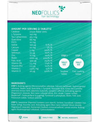 Neofollics anti-grey hair tablets