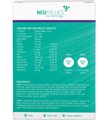 Neofollics anti-grey hair tablets