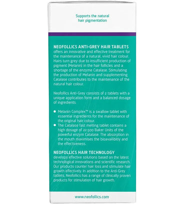 Neofollics anti-grey hair tablets